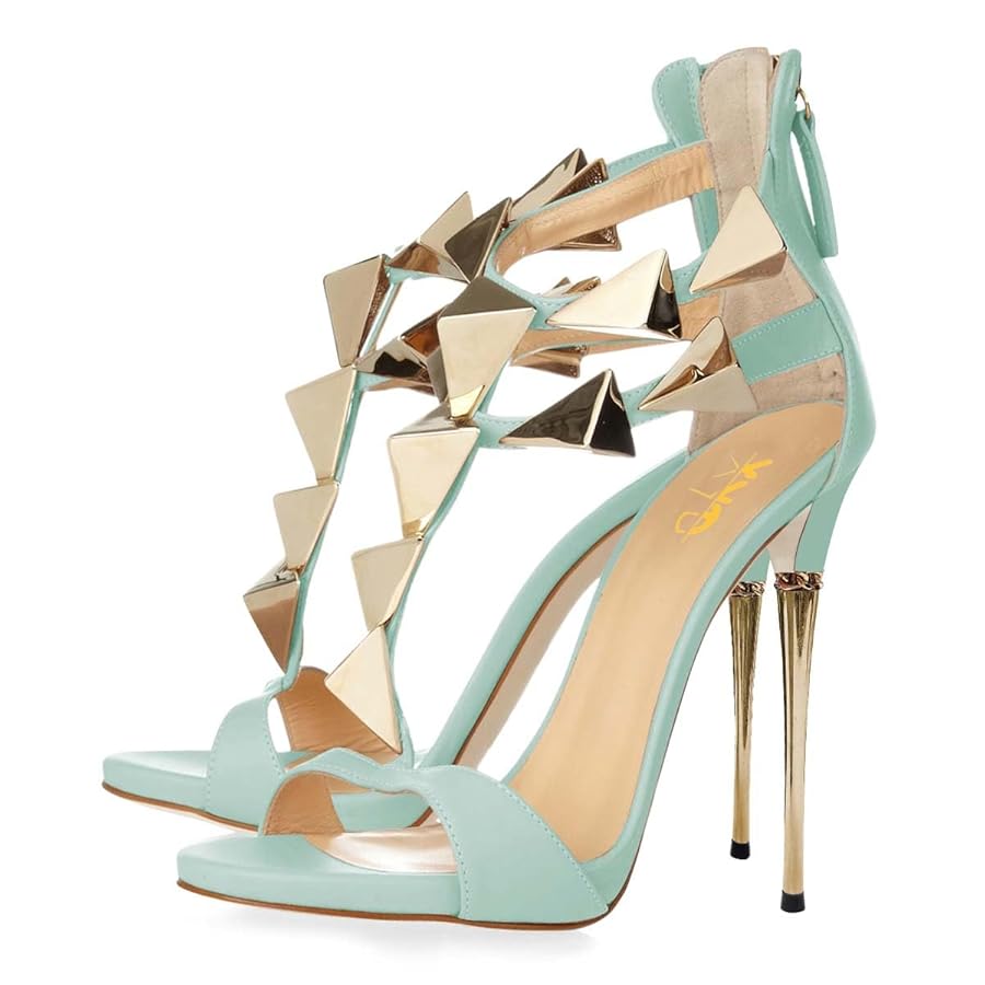 【即購入可能】theredthread S snake laceup to The Drop Women's 8 Teal Snake Samantha Flat Strappy Lace-Up